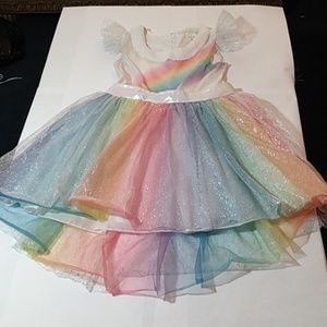 Girl's rainbow costume